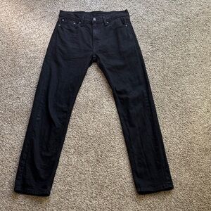 Men's Black Levis 505 Jeans